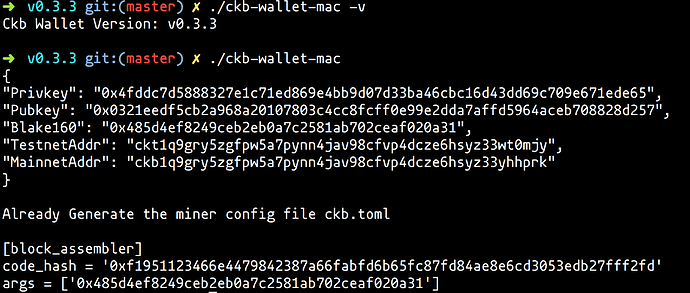 ckb with golang