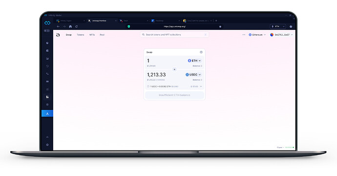 Infinity Wallet - Web3 browser